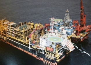 Oil Platform, Cabinda, Angola